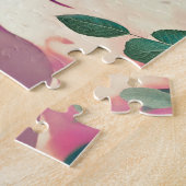 Anime Meisje Gekroond met Lotusbloemen Legpuzzel (Zijkant)