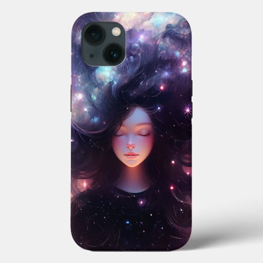 Anime meisje gemaakt van sterren Case-Mate iPhone case (Achterkant)
