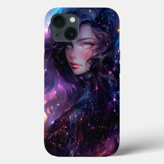 Anime meisje gemaakt van sterren Case-Mate iPhone case (Achterkant)