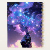 Anime meisje gemaakt van sterren planner (Achterkant)