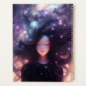 Anime meisje gemaakt van sterren planner (Achterkant)