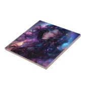 Anime meisje gemaakt van sterren tegeltje (Zijkant)