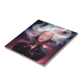 Anime meisje gemaakt van sterren tegeltje (Zijkant)