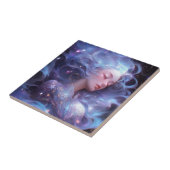 Anime meisje gemaakt van sterren tegeltje (Zijkant)