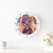 ANIME MEISJE GROTE KLOK (Huis)