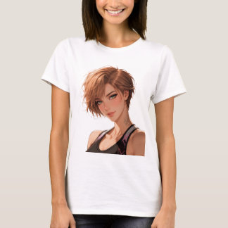 Anime Meisje Gym T-Shirt