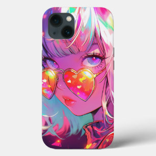 Anime meisje harten Case-Mate iPhone case