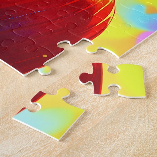 Anime meisje harten legpuzzel (Zijkant)