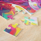 Anime meisje harten legpuzzel (Zijkant)