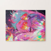 Anime meisje harten legpuzzel (Horizontaal)