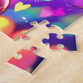 Anime meisje harten legpuzzel (Zijkant)