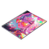 Anime meisje harten notitieboek (Linkerzijde)