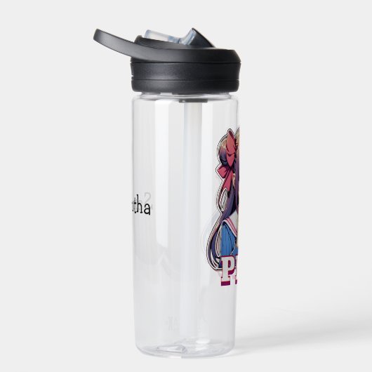 Anime Meisje het eten van een PB&J Sandwich Waterfles (Rechts)