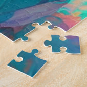 Anime Meisje Holding Een Schattige Kitten Legpuzzel (Zijkant)