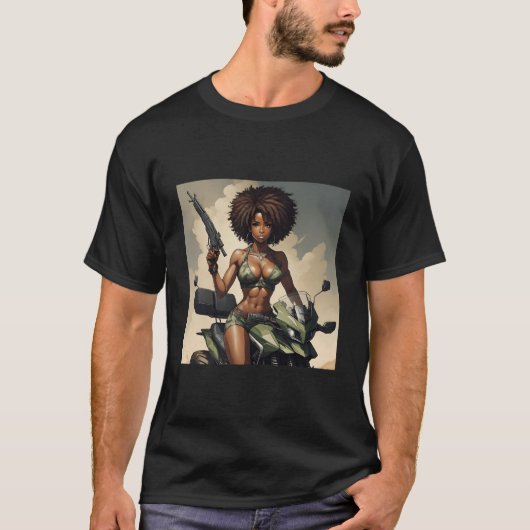 Anime Meisje In Bikini T-shirt (Voorkant)