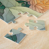 Anime meisje in gele bloemen legpuzzel (Zijkant)