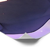  Anime Meisje in Hoofdtelefoon met Kattenoren Poster (Hoek)