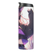  Anime Meisje in Hoofdtelefoon met Kattenoren Thermosbeker (Geroteerd rechts)