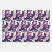  Anime Meisje in Hoofdtelefoon Verjaardag Inpakpapier Vel (Voorkant 3)