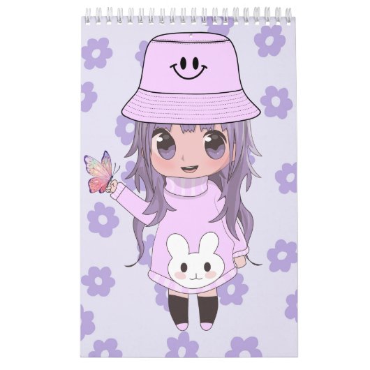 anime meisje kalender (Hoes)