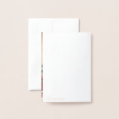 Anime meisje kerst folie kaarten (Met envelop)