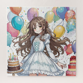 Anime meisje legpuzzel