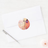  anime meisje luisteren naar muziek stickers (Envelop)