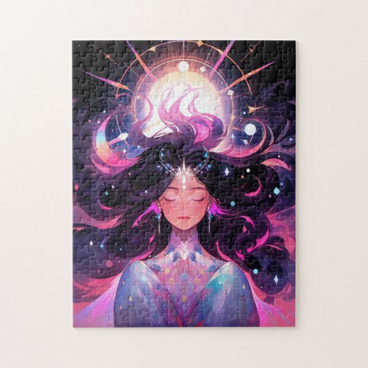 Anime Meisje Magische Prinses Legpuzzel (Verticaal)