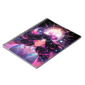 Anime Meisje Magische Prinses Notitieboek (Linkerzijde)