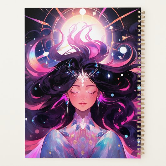 Anime Meisje Magische Prinses Planner (Achterkant)