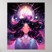 Anime Meisje Magische Prinses Poster (Voorkant)