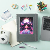 Anime Meisje Magische Prinses Sticker (iPad Cover)