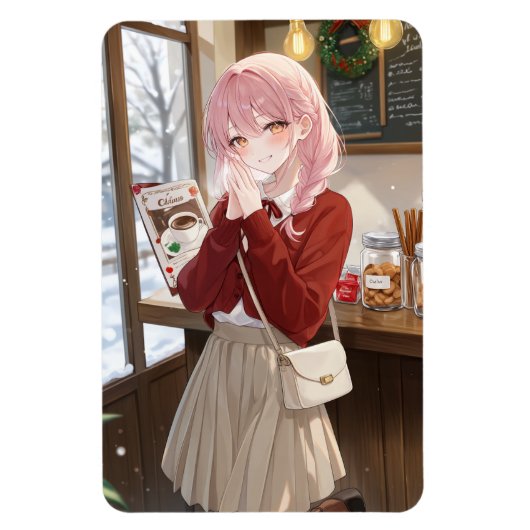 Anime Meisje Magneet (Verticaal)
