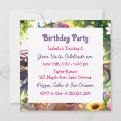  Anime Meisje met Cupcake Verjaardag Kaart (Achterkant)