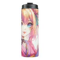 Anime Meisje Met Een Vlinder