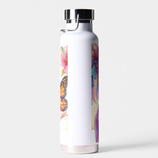 Anime Meisje Met Een Vlinder Waterfles (Rechts)