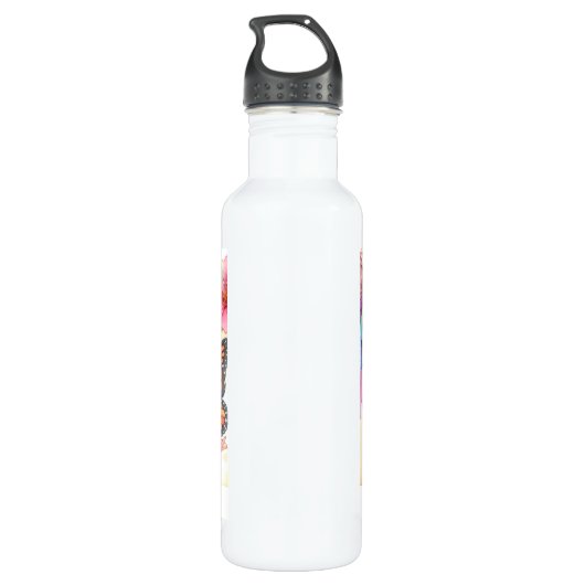 Anime Meisje Met Een Vlinder Waterfles (Achterkant)