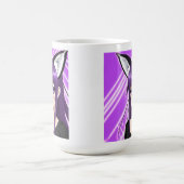 Anime Meisje met Paarse Haar en Ogen Koffiemok (Center)