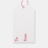 Anime Meisje met Puppy Kerstmis Cadeaulabel (Achterkant)