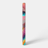 Anime Meisje met Puppy Samsung Galaxy Hoesje (Linkerkant)