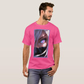 Anime Meisje Oog T-shirt (Voorkant volledig)