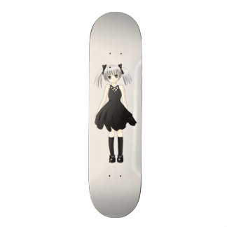 Anime meisje persoonlijk skateboard