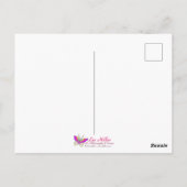 Anime meisje pixie hippie maan fee briefkaart (Achterkant)