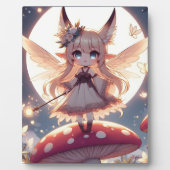 Anime meisje pixie hippie maan fee fotoplaat (Voorkant)