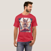 Anime meisje pixie hippie maan fee t-shirt (Voorkant volledig)