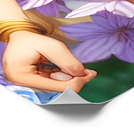 Anime meisje poster (Hoek)