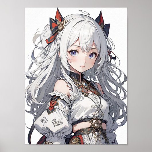 Anime meisje Poster (Voorkant)