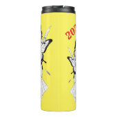 Anime Meisje Reizen Mokken & Thermische Tumblers Thermosbeker (Achterkant)