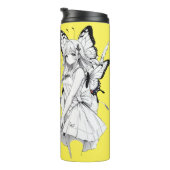 Anime Meisje Reizen Mokken & Thermische Tumblers Thermosbeker (Geroteerd rechts)