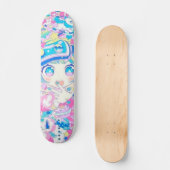 Anime Meisje Remix Schaats Deck Persoonlijk Skateboard (Voorkant)